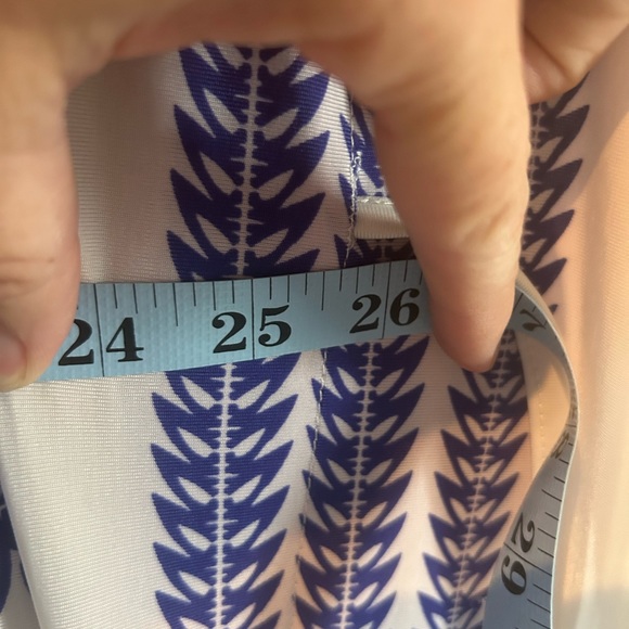 Maxi Dress Beach Coverup in fab rich blue print, EUC - super soft & comfort - Picture 5 of 7